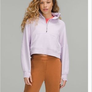 Scuba oversized funnel neck half zip